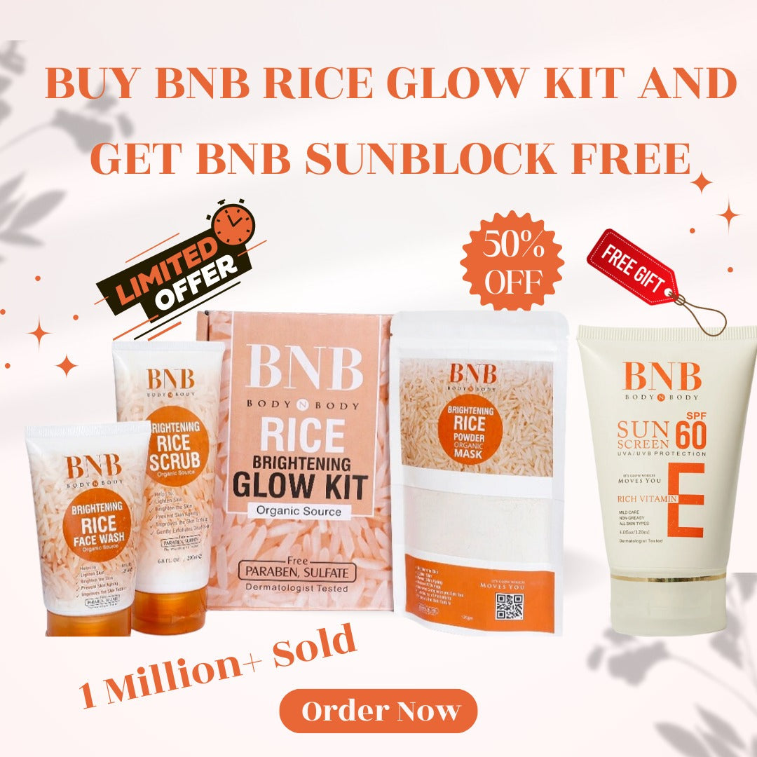 BNB Glow Kit + Free Sunblock 🌾☀️